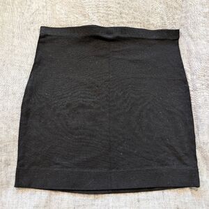 H&M Body Con Mini Tube Skirt Black Size XS